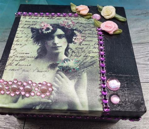 Mature Vintage Victorian Nude Secret Box Etsy