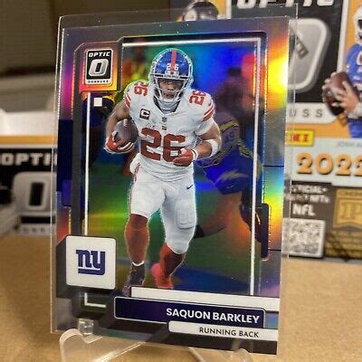 2022 Donruss Optic 146 SAQUON BARKLEY Silver Holo READ EBay