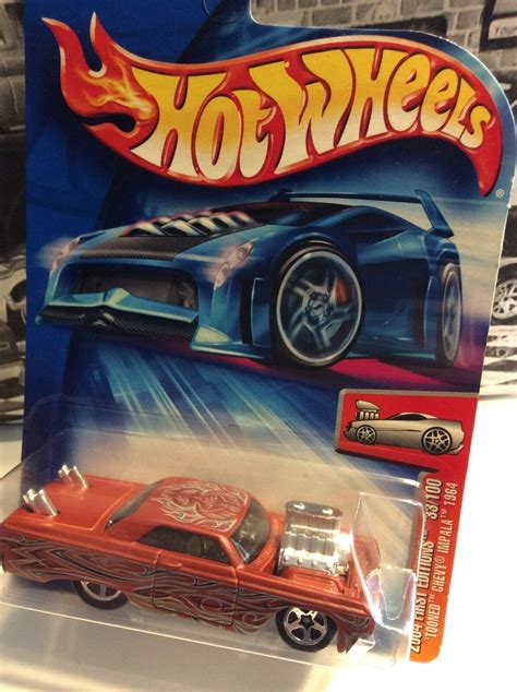 Hot Wheels 2004 First Edition Tooned Chevy Impala 1964 33 Ebay