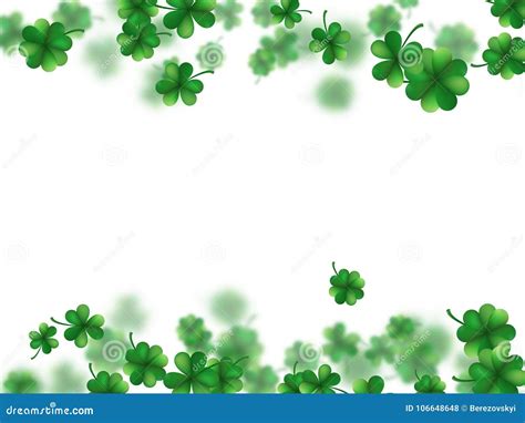 Saint Patricks Day Frame Eps 10 Vector Stock Vector Illustration Of Foliage Culture 106648648