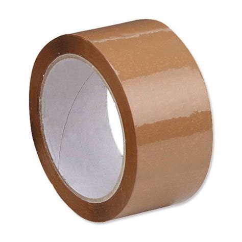 72mm Brown Tape BOPP Tape 3 Inch 50 Mtrs For Packaging