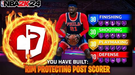 The MOST ELITE RIM PROTECTING POST SCORER Build To Make For NBA 2K24