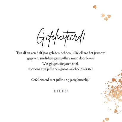 Felicitatiekaart Koperen Huwelijk Jaar Kaartje Go