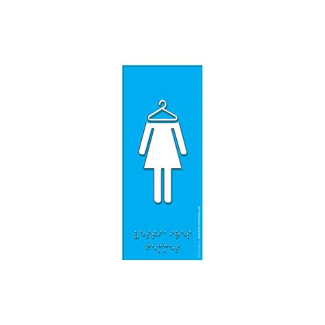 Plaque De Porte Vestiaires Femmes Gamme Pop Art Direct Signal Tique