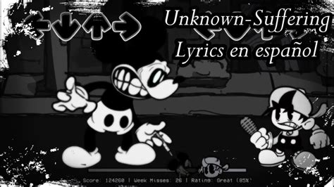 FNF UNKNOWN SUFFERING Lyrics en español VS Mickey Mouse YouTube