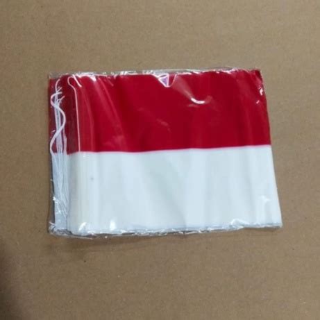 Jual BENDERA MERAH PUTIH PLASTIK 17 Agustus Shopee Indonesia