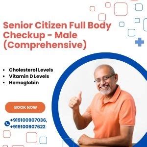 Senior Citizen Full Body Checkup Male Comprehensive Medintu India