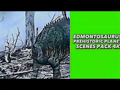 Edmontosaurus Prehistoric Planet Scenes Pack For Edits