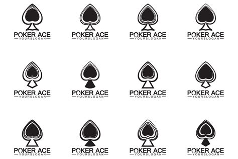 Ace of Spades Icon Logo Design. Graphic by kosunar185 · Creative Fabrica