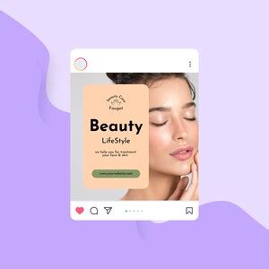 Beauty Instagram Templates Salon Instagram Templates Beauty Etsy