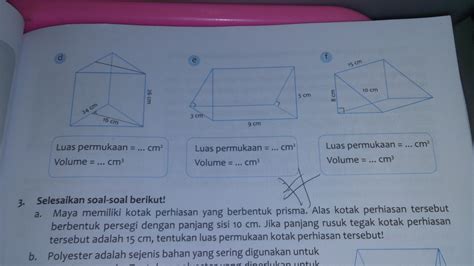 Contoh Soal Luas Permukaan Prisma Segitiga Beserta Gambarnya Berbagai