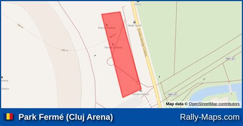 Karte Park Fermé Cluj Arena Raliul Clujului 2022 CNRB