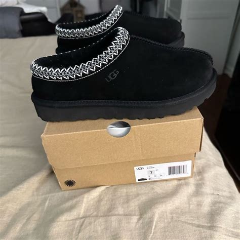 Ugg Shoes Uggs Tasman Womens Size 8 Brand New In Box Color Black