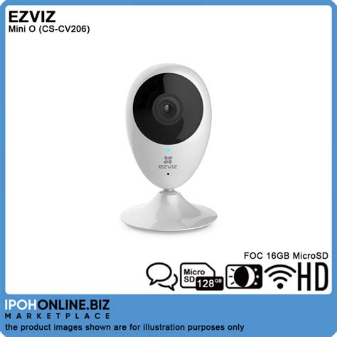 EZVIZ Mini O HD Indoor Wi Fi Cloud Camera C2C 720p With 2 Way Audio CS