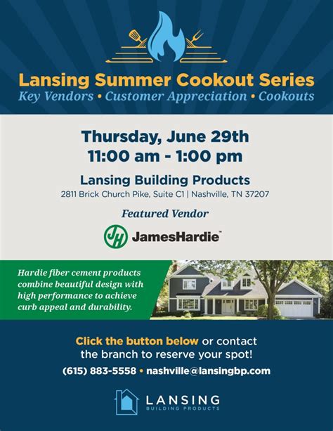 Summer Cookout Series Lansing Building Products