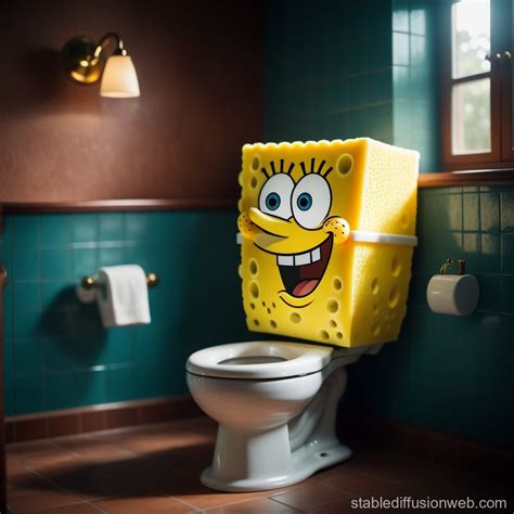 Spongebob As A Skibidi Toilet Stable Diffusion Online