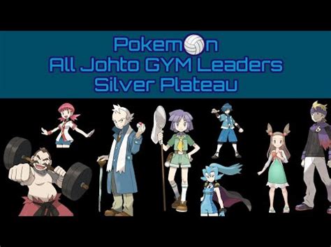 Pokemon All Johto GYM Leaders Silver Plateau Gen 2 By FunT