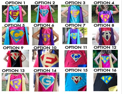 Ships Fast Girls Sparkle Custom Letter Superhero Cape Etsy