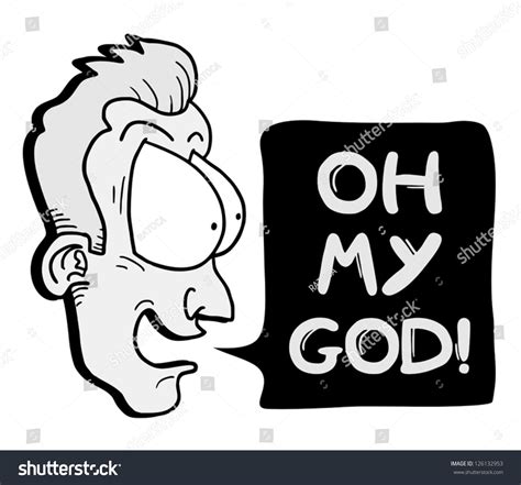 Oh My God Stock Vector 126132953 - Shutterstock