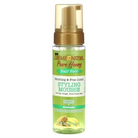 Creme Of Nature Pure Honey Hair Food Styling Mousse 7 Fl Oz 207 Ml