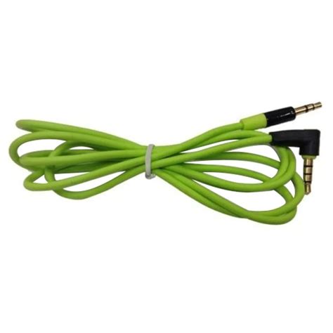 3.5MM Male To Male Car AUX Cord Studio Audio Extension Bent Cable(Green) on Aliexpress.com ...