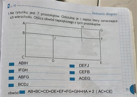 Narysuj Na Rysunku Jest Prostok T W Odszukaj Je I Napisz Litery