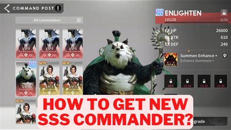 New Sss Commander Eternal Evolution Youtube