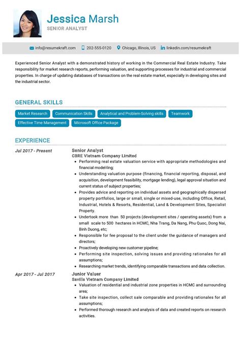 Senior Analyst CV Example In 2024 ResumeKraft