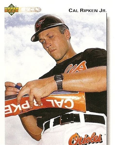 Orioles Card O The Day Cal Ripken Jr 1992 Upper Deck 165