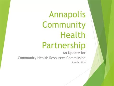 Ppt Annapolis Community Health Partnership Powerpoint Presentation Free Download Id 9483955