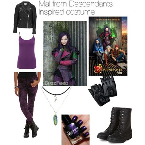 Mal From Descendants Inspired Costume By Volivares On Polyvore