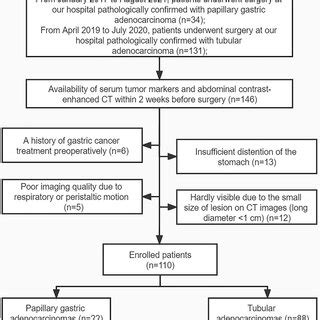 The Flowchart Of Patient Enrollment In This Study CT Computed