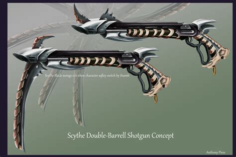 Artstation Gun Scythe Concept