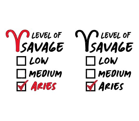 Savage Aries Svg Png Pdf Level Of Savage Svg Astrology Svg Zodiac