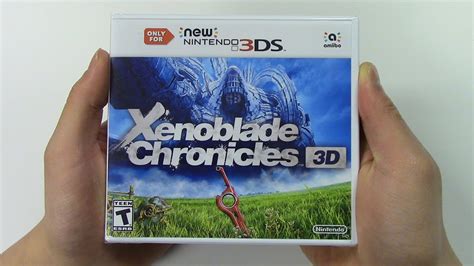 Xenoblade Chronicles 3d New Nintendo 3ds Unboxing Youtube