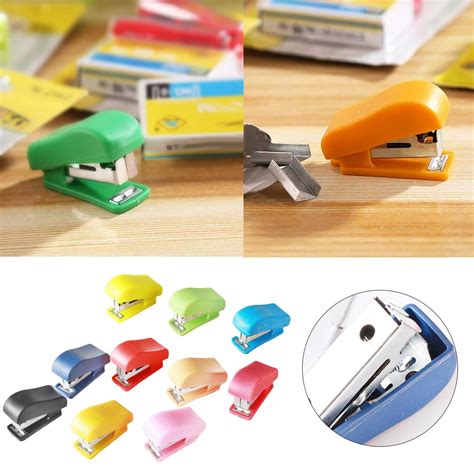 Mini Office Stapler With Staple Small Hand Stapler Never Jam Office