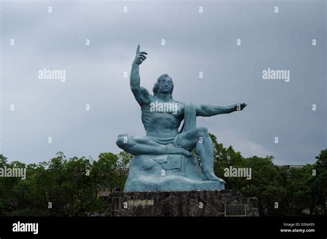 Peace Statue,Peace Park,Nagasaki city, Nagasaki,Japan Stock Photo - Alamy