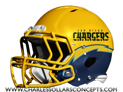 Los Angeles San Diego Helmet Head Helmet Paint San Diego Chargers