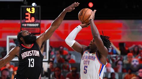 Nba Playoffs 2020 James Harden S Clutch Block Helps Rockets Seal Game 7 Thriller Vs Thunder