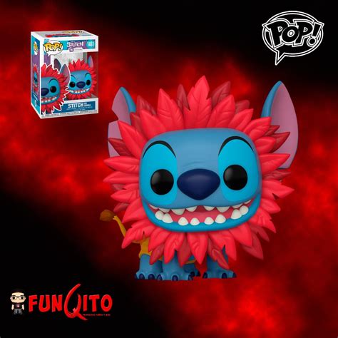 Lilo Y Stitch Stich Como Simba Funko Pop Funqito