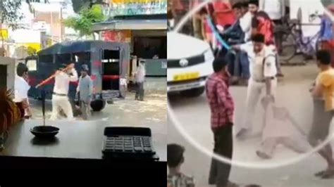 Two Cops Brutally Thrash Man In MP Video Goes Viral