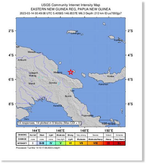 Un Terremoto De Magnitud 63 Sacude El Este De Papúa Nueva Guinea Cambios Planetarios