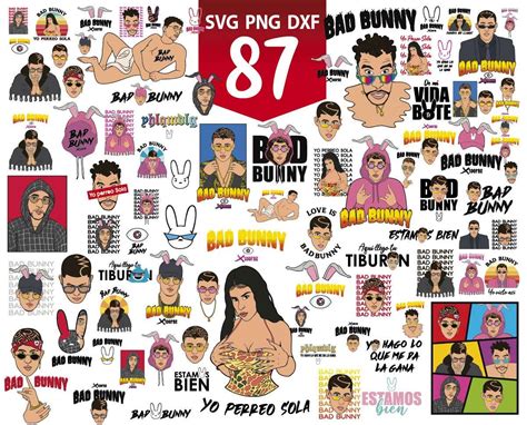 Bad Bunny Design Svg Bundle UPP898 UPPLOP Graphics Resources