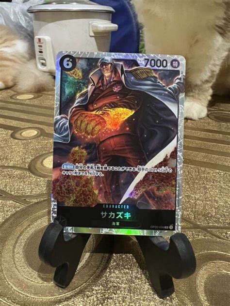 One Piece Card Game Sakazuki Op Paramount War Japanese Card