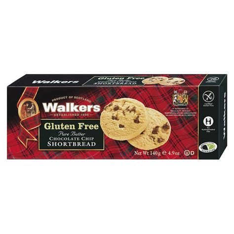 Walkers Shortbread Ltd Gluten Free Choc Chip 140g Top Food Feinkost