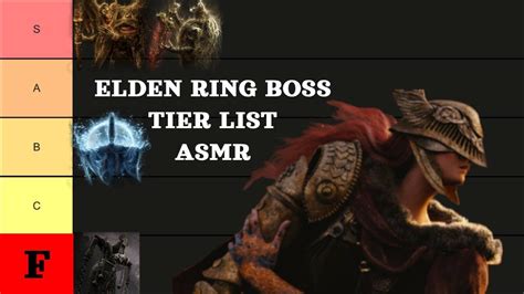 Elden Ring Boss Tier List But Make It Asmr Elden Ring Asmr Youtube