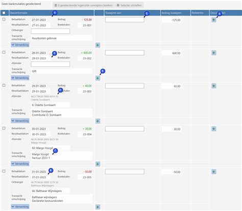 Bankafschriften Inlezen Conscribo Online Administratie