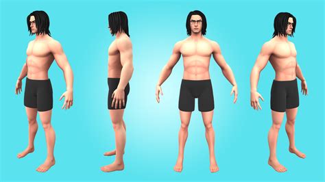 Willy Male Base Mesh Cartoon Character Model TurboSquid 2096785