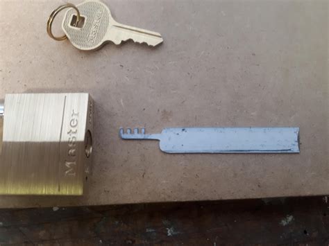 First Diy Bypass Tool Master 140 Comb R Lockpicking