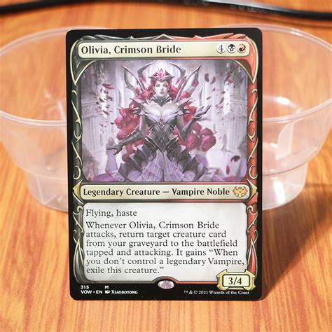 Olivia Crimson Bride 315 Innistrad Crimson Vow Vow Magic The Gathering Proxy Mtg Cards Top